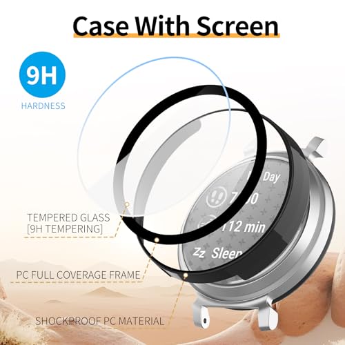 2 Pack Hard PC Screen Protector Case for Lily 2 - Black+Black