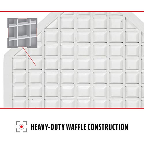 Rubber Baseball & Softball Home Plate - 17" x 17" - Weather-Resistant