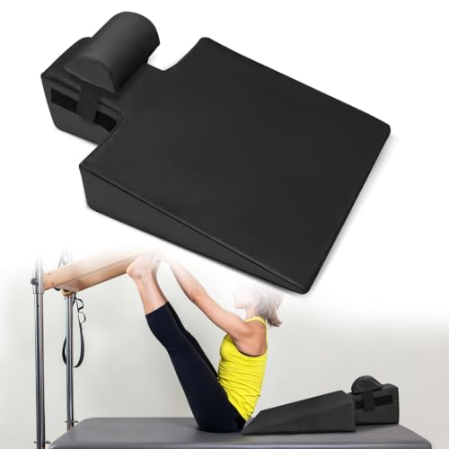 Yoga Wedge Cushion with Neck Support - 13.5° Incline for Exercises
