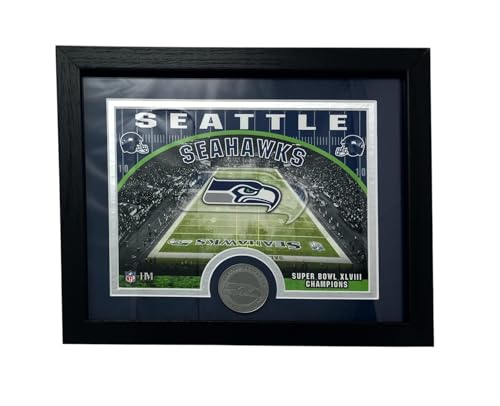 Seattle Seahawks 9" x 11" Stadium Coin Photo Mint - Limited Edition