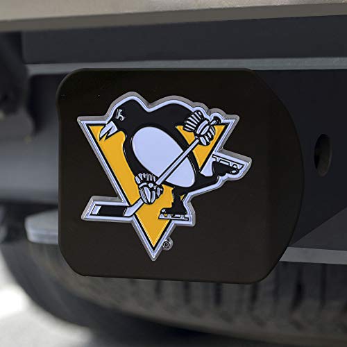 NHL Pittsburgh Penguins Hitch Cover - 3.4"x4" - Black