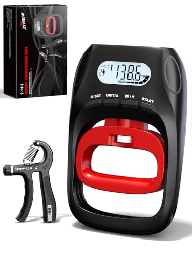 Grip Strength Tester & Trainer - Electronic Hand Dynamometer 400lbs