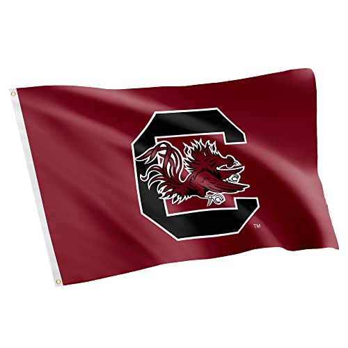 USC Flag - Officially Licensed South Carolina Team Logo Banner - Red 3x5 Ft
