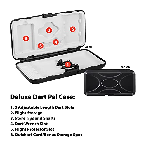 Fat Cat Support Our Troops Steel Tip Darts 23g with Travel Case - Black