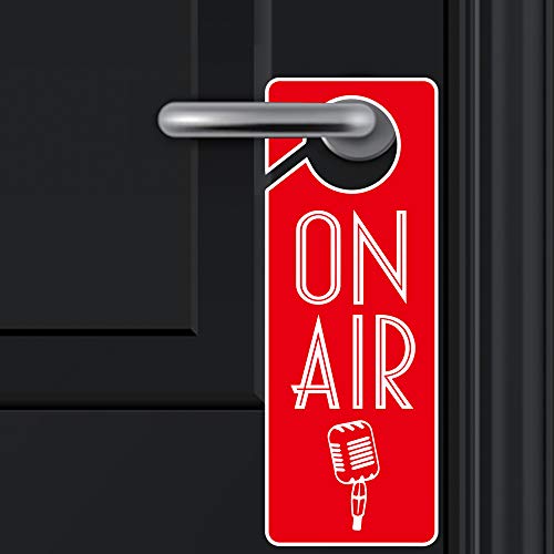 Do Not Disturb Door Hanger Sign - 2 Pack Double-Sided PVC