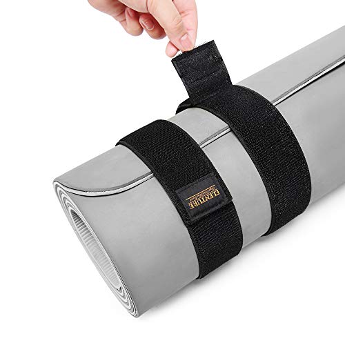 Adjustable Yoga Mat Strap - 2pc Elastic Bungee Wrap Organizer