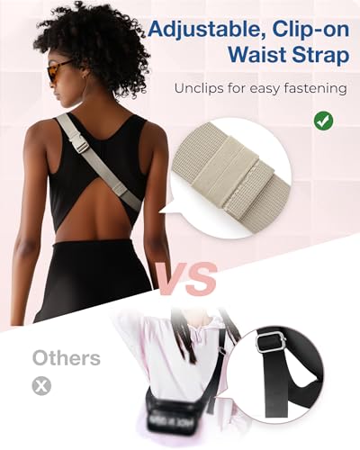Large Capacity Fanny Pack for Women - Beige & Green