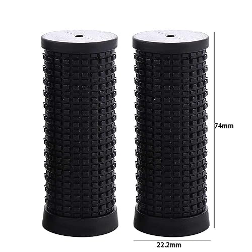 Bicycle Handlebar Grips - Black Protective Covers for 22.2mm