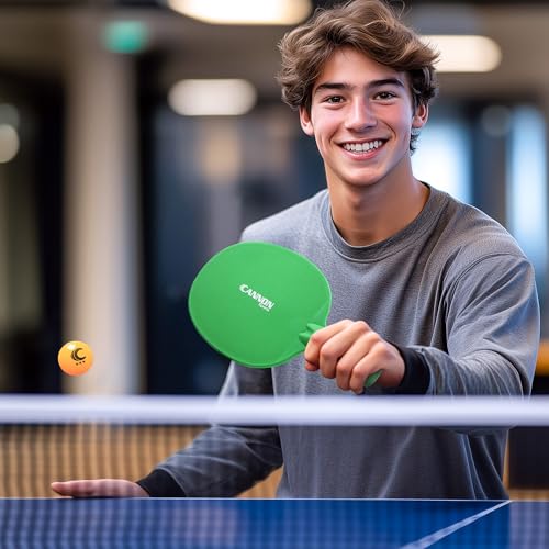 Cannon Sports 6-Color Unbreakable Table Tennis Paddle Set