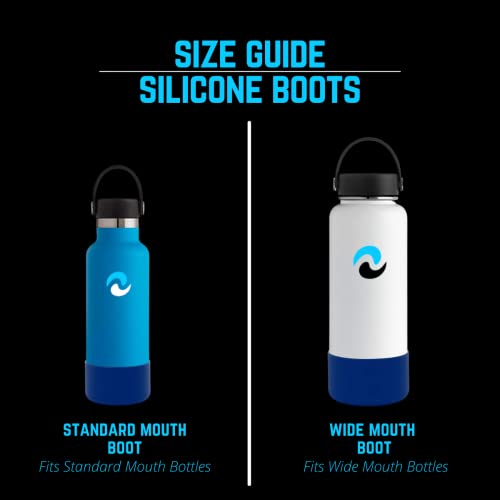 Silicone Boot for Hydro Flask 12-24 oz Bottles - Dark Blue