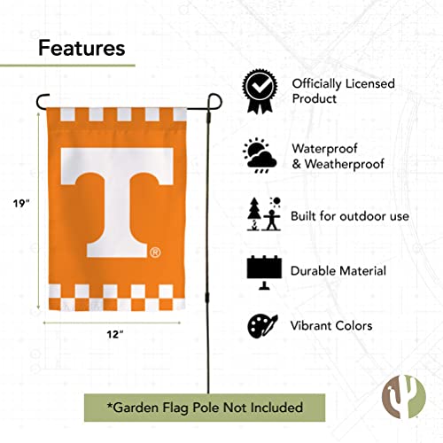University of Tennessee Garden Flag - Double-Sided 12x18 in Outdoor Décor