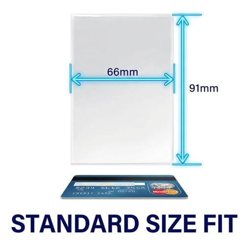 Matte Trading Card Sleeves 66x91mm - White, 200 Pack