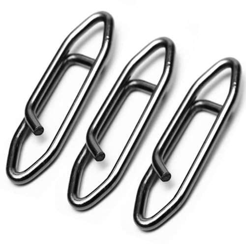 Fishing Speed Clips - 50pcs Stainless Steel Quick Change Snap 75LB