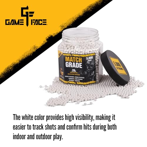 6mm Match Grade Airsoft BBs - 5,000 Count - One Size