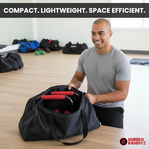 Lightweight Parallette Bars for Home Gym - Dip & Push Up Station
