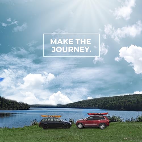 T-Slot Kayak Roof Rack Saddles Mounting Kit - 150LBS, 2 Pairs