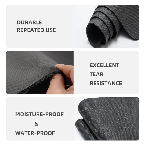 Exercise Equipment Mat - 47.3" x 23.6" Treadmill & Bike Floor Protector