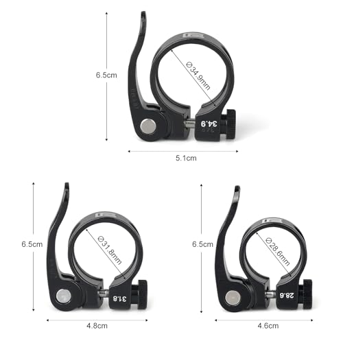 PLATT Bike Seat Post Clamp Aluminium Alloy Bicycle Quick Release