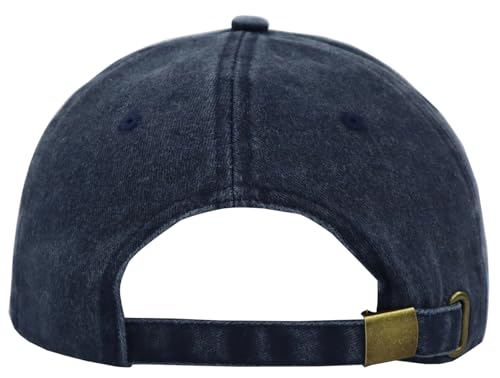 That's What I Do I Fix Stuff and I Know Things Dad Hat Navy One Size Embroidered Cotton Cap