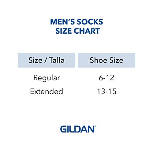 Gildan Men's Active Cotton Ankle Socks 10-Pack White Shoe Size 6-12