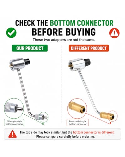 Propane Regulator Adapter for Ozark Trail 2-Burner Camping Stove Replacement