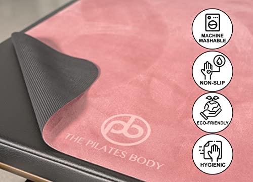Pilates Reformer Mat - Dusty Pink, Non-Slip, Sweat-Wicking