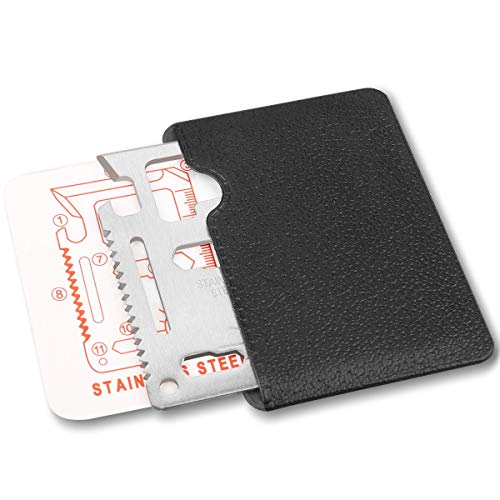 11-in-1 Multi-Tool for Men - Credit Card Size Survival Tool