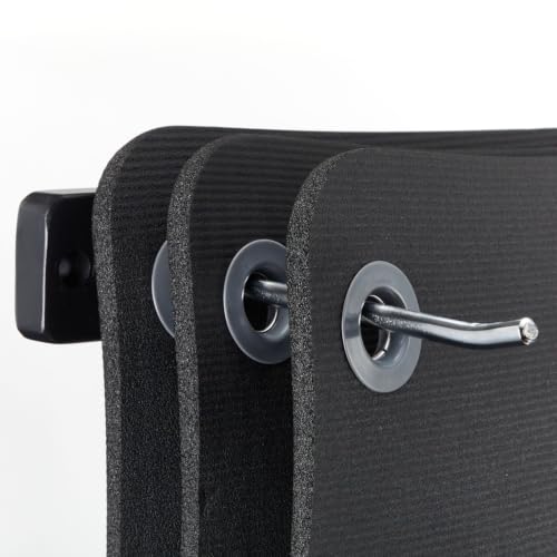 Power Systems Single Premium Hanging Club Mat 56 x 23 x 3/8 in Jet Black