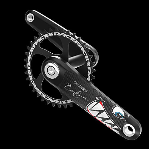 ENLEE Mountain Bike Frame Protectors for Crankset & Handlebar 14x5.5cm Black - Pair