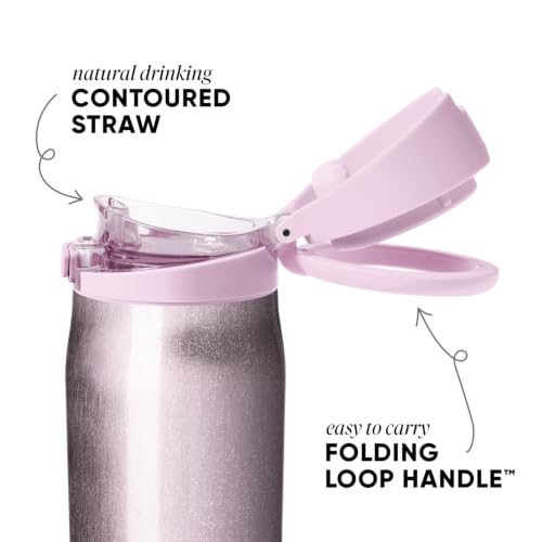 Simple Modern 30oz Water Bottle with Straw & Handle - Cateye Strawberry Milk