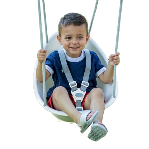 Coconut Toddler Swing with 3-Point Safety Harness - Indoor/Outdoor Use
