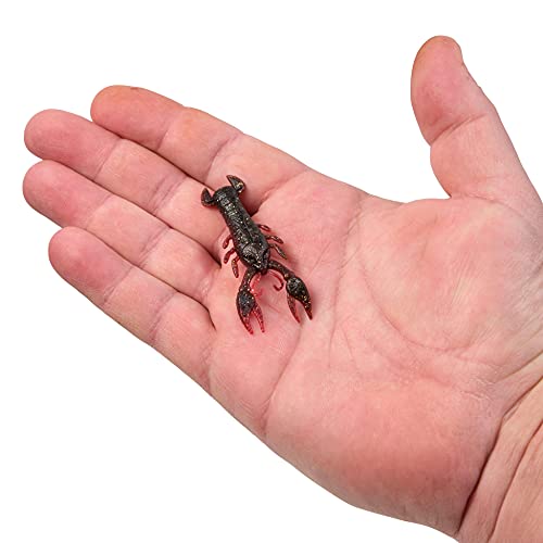 MaxScent Lil' Trooper Fishing Soft Bait - Hot Craw, 2.5"