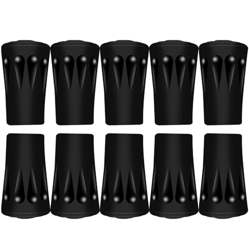Trekking Pole Tips - Replacement Rubber Tips for Hiking & Walking Sticks