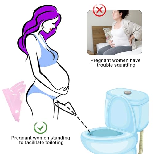 40pcs Disposable Pee Funnel for Women - Travel Urinal Device