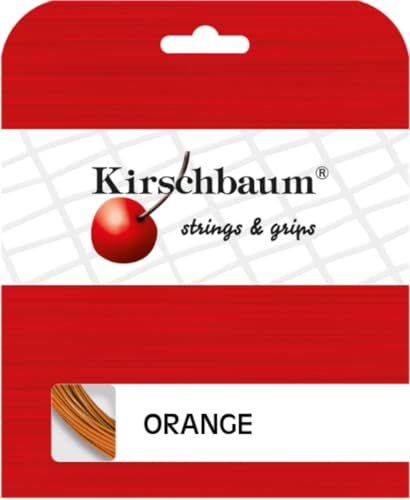 Kirschbaum Orange Polyester Tennis String 1.23mm (17G) 40ft for Racket Performance