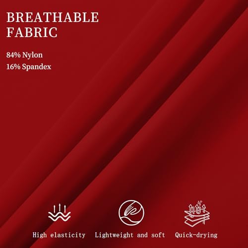 UPF 50+ Kids Short Sleeve Rash Guard Swim Shirt - Red (5-6 Years)