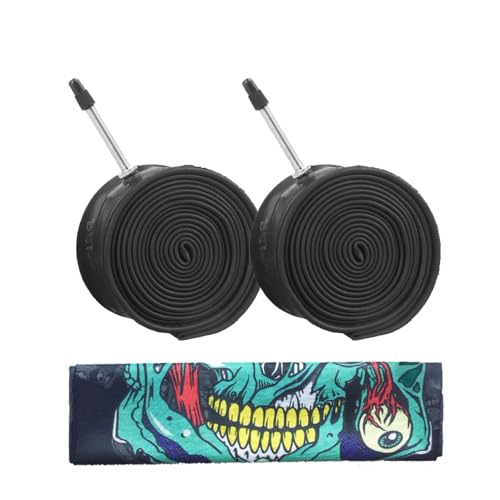 2 Pack 29 Inch Mountain Bike Inner Tubes 29x1.9-2.3 Presta Valve Compatible with MTB Tires