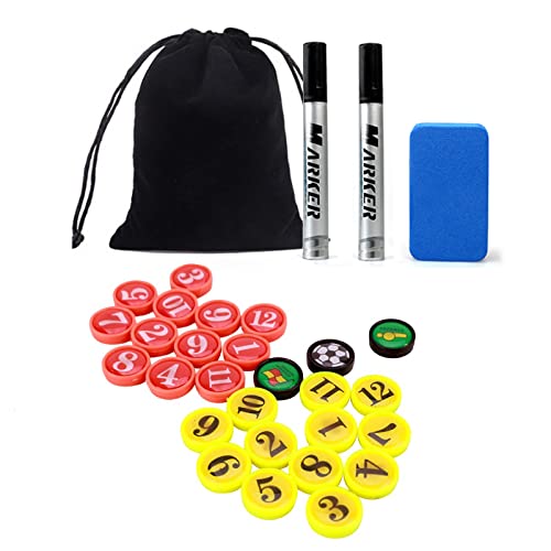 Coaching Board Accessories Set - Magnets & Marker Pen A-Soccer