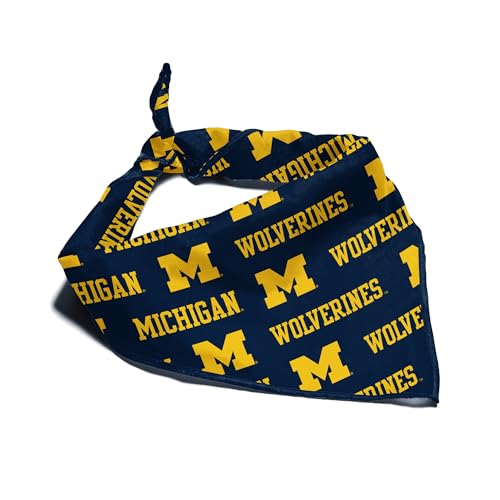Michigan Wolverines Officially Licensed Dog & Cat Bandana - Large