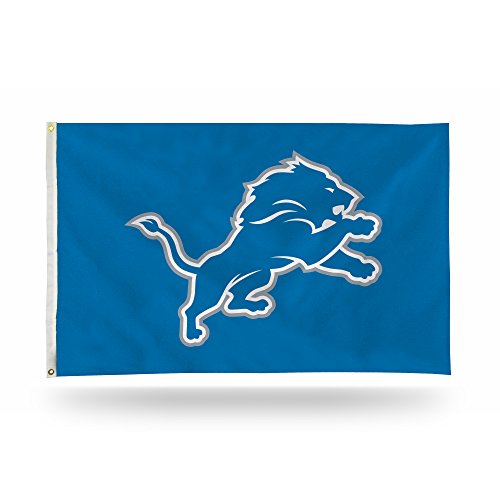 Detroit Lions 3x5 NFL Banner Flag - Officially Licensed Indoor Outdoor Decor