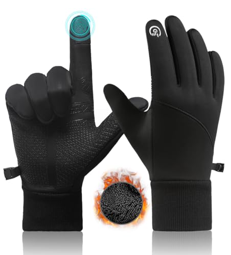 Windproof Water-Resistant Thermal Cycling Gloves - Medium