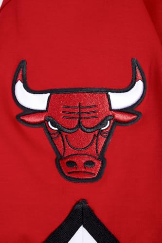 Men's NBA Classic Chenille Button Down - Chicago Bulls - Large - Red/Black