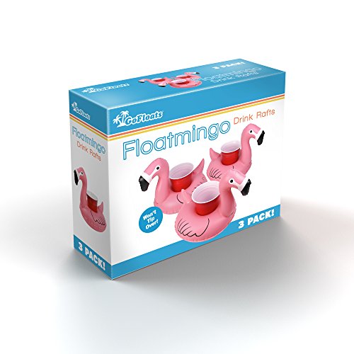 Flamingo Inflatable Drink Holders - 3 Pack Floatmingo