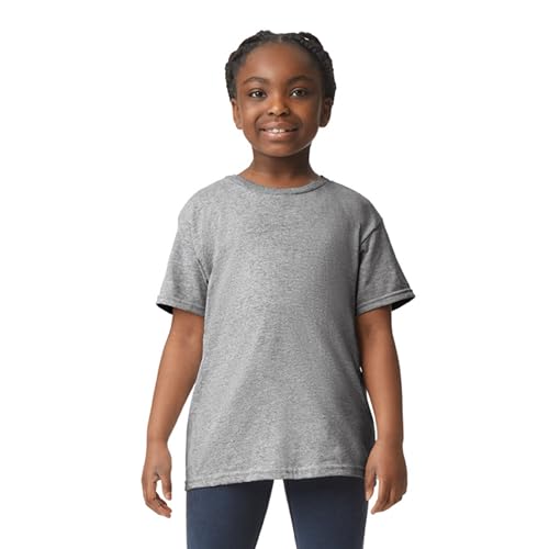 Youth Heavy Cotton T-Shirt 2-Pack - Sport Grey, Small