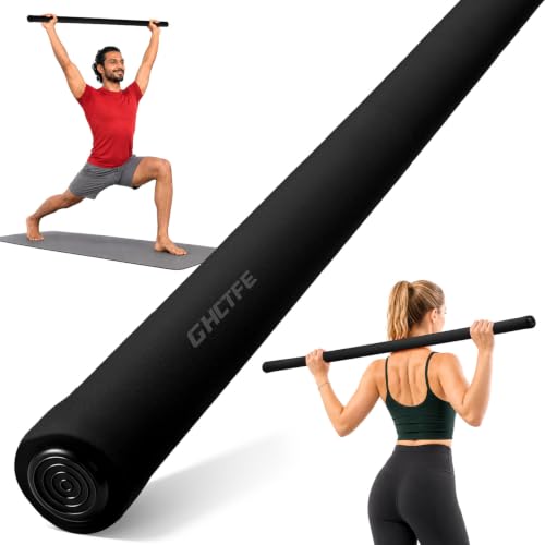 Adjustable Yoga Stick for Stretching & Balance - Black