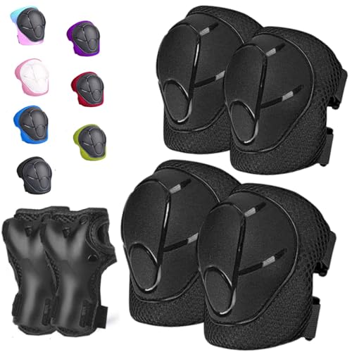 Kids 6-in-1 Protective Gear Set - Knee, Elbow & Wrist Pads