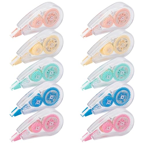 10 Pack Correction Tape - High Quality & Portable