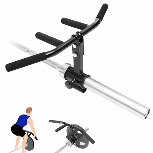 Landmine T Bar Row Handle for Olympic & Standard Barbells - Multi-Grip Workout Equipment