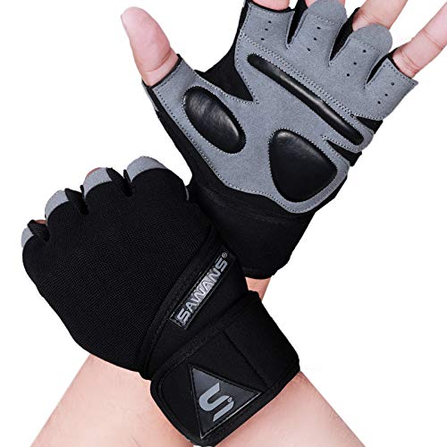 SAWANS Breathable Workout Gloves for Weight Lifting & Cross Training - Men Women