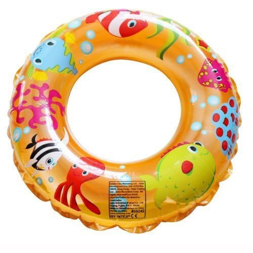 24" Inflatable Transparent Swim Ring - 2 Pack